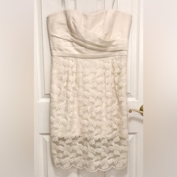 BCBGMaxAzria Adrianna Strapless Dress - Picture 4 of 14